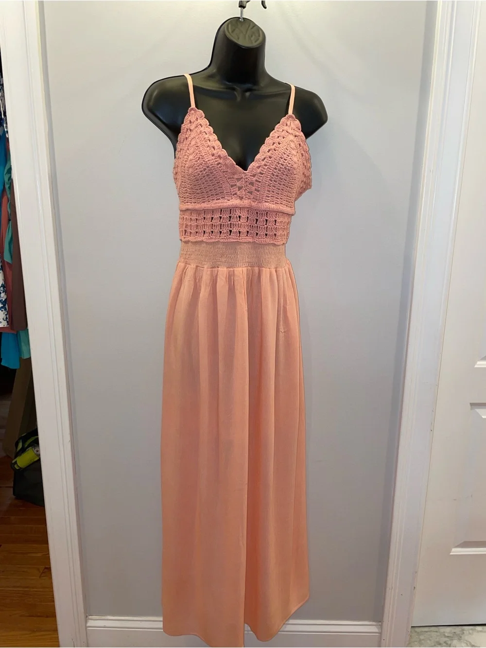 Crochet-Top Maxi Dress - Picture 13 of 14